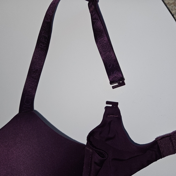 Victoria's Secret T-shirt Push-up Full Coverage Bra 32DD Purple - Picture 11 of 12